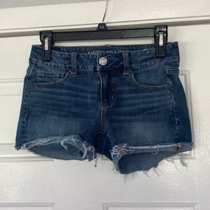 American eagle jean shorts size 4